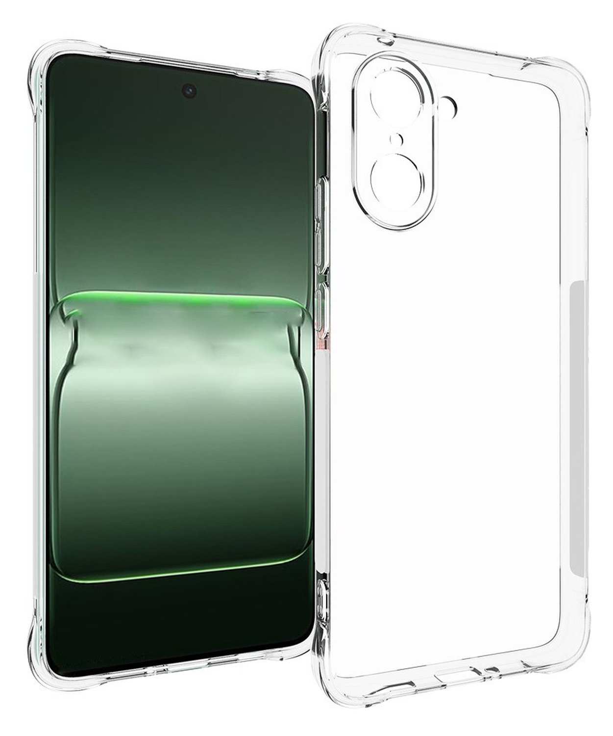 OnePlus Nord CE 5 Hoesje Schokbestendig en Dun TPU Back Cover Transparant afbeelding 1