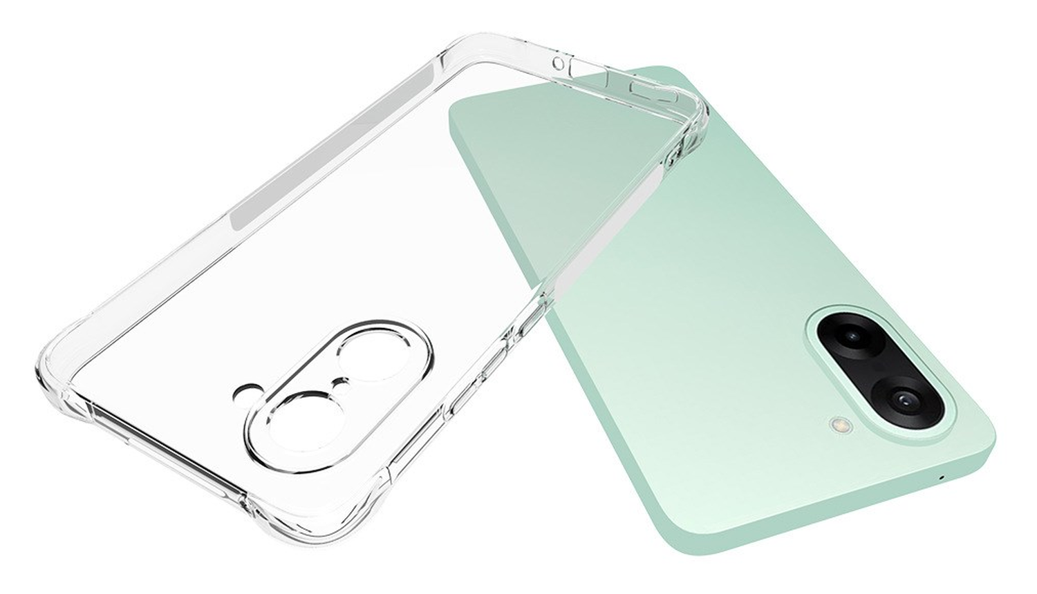 OnePlus Nord CE 5 Hoesje Schokbestendig en Dun TPU Back Cover Transparant afbeelding 2