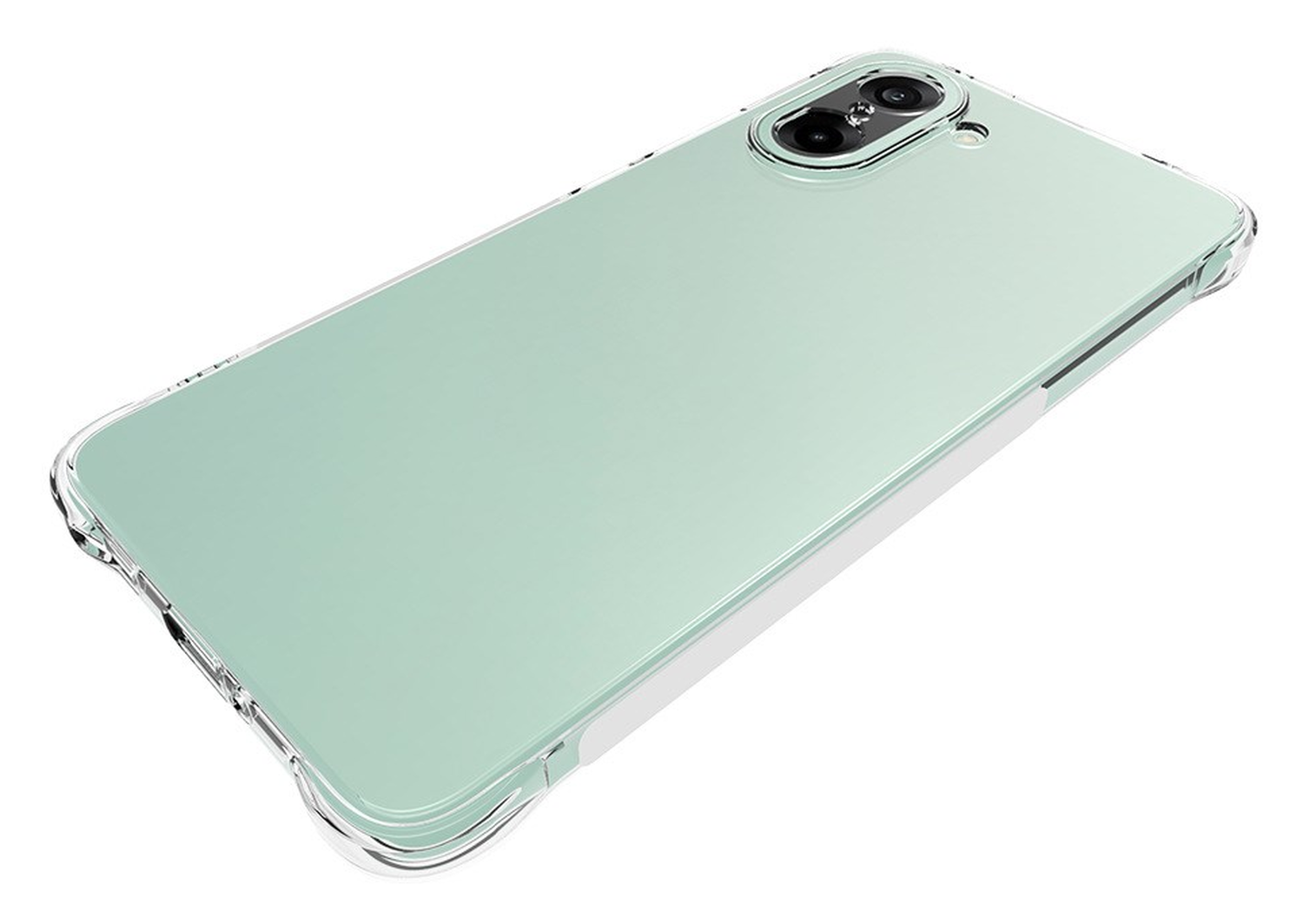 OnePlus Nord CE 5 Hoesje Schokbestendig en Dun TPU Back Cover Transparant afbeelding 4