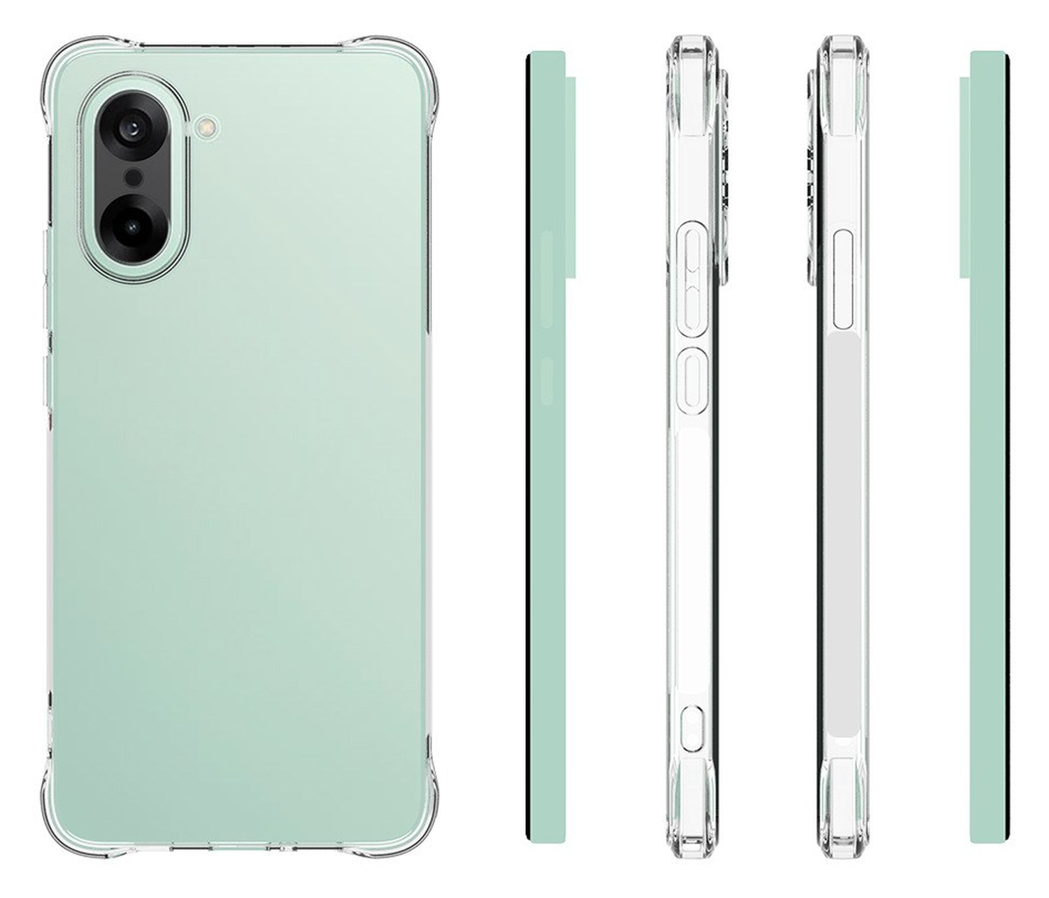 OnePlus Nord CE 5 Hoesje Schokbestendig en Dun TPU Back Cover Transparant afbeelding 6