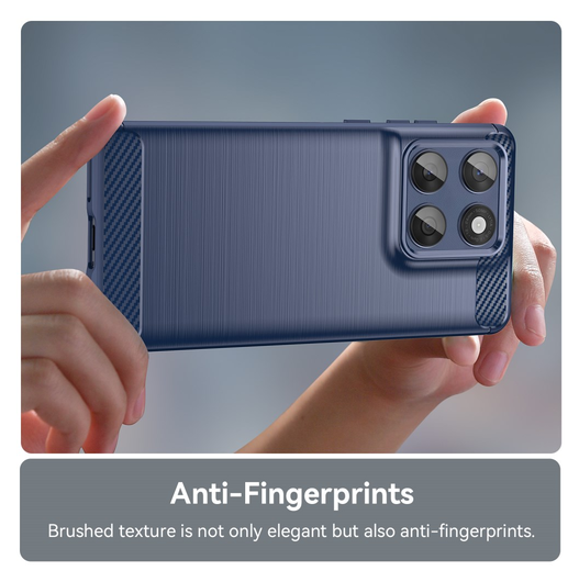 Motorola Edge 60 Hoesje Geborsteld TPU Flexibele Back Cover Blauw afbeelding 6
