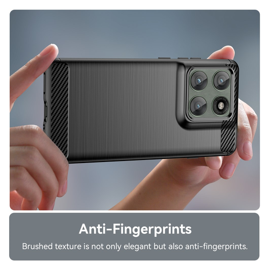 Motorola Edge 60 Pro Hoesje Geborsteld TPU Flexibele Back Cover Zwart afbeelding 6