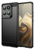 Motorola Edge 60 Pro Hoesje Geborsteld TPU Flexibele Back Cover Zwart afbeelding 1