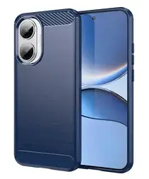 Xiaomi Poco F7 Hoesje Geborsteld TPU Flexibele Back Cover Blauw afbeelding