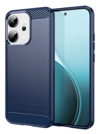 Oppo Reno 14 Hoesje Geborsteld TPU Flexibele Back Cover Blauw