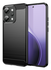 Oppo Reno 14 Pro Hoesje Geborsteld TPU Flexibele Back Cover Zwart