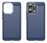Oppo Reno 14 Pro Hoesje Geborsteld TPU Flexibele Back Cover Blauw afbeelding 2
