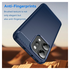 Oppo Reno 14 Pro Hoesje Geborsteld TPU Flexibele Back Cover Blauw afbeelding 4