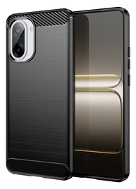 OnePlus Nord CE 5 Hoesje Geborsteld TPU Flexibele Back Cover Zwart afbeelding