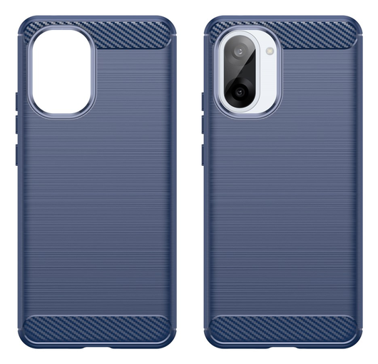 OnePlus Nord CE 5 Hoesje Geborsteld TPU Flexibele Back Cover Blauw afbeelding 2