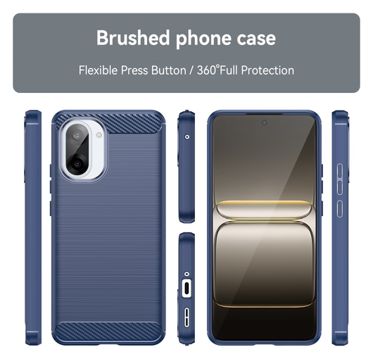 OnePlus Nord CE 5 Hoesje Geborsteld TPU Flexibele Back Cover Blauw afbeelding 8