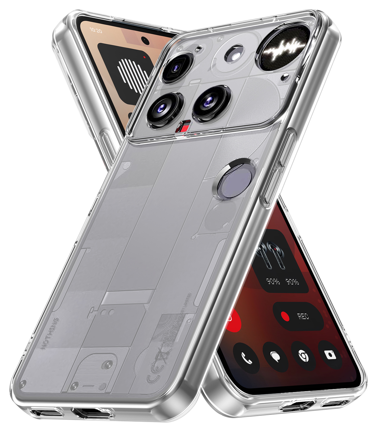 Nothing Phone (3) Hoesje Dun TPU Back Cover Transparant afbeelding 2