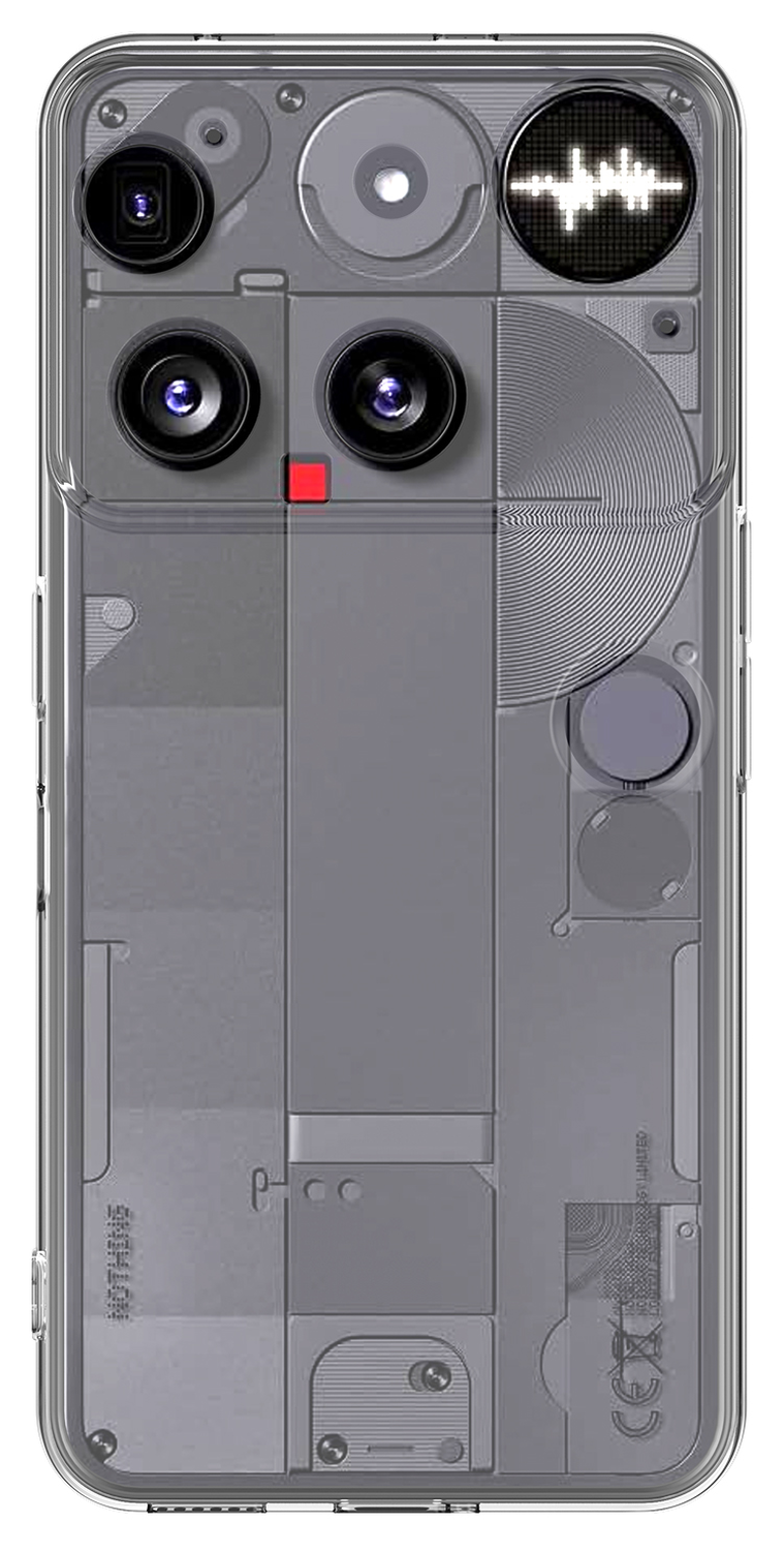 Nothing Phone (3) Hoesje Dun TPU Back Cover Transparant afbeelding 4