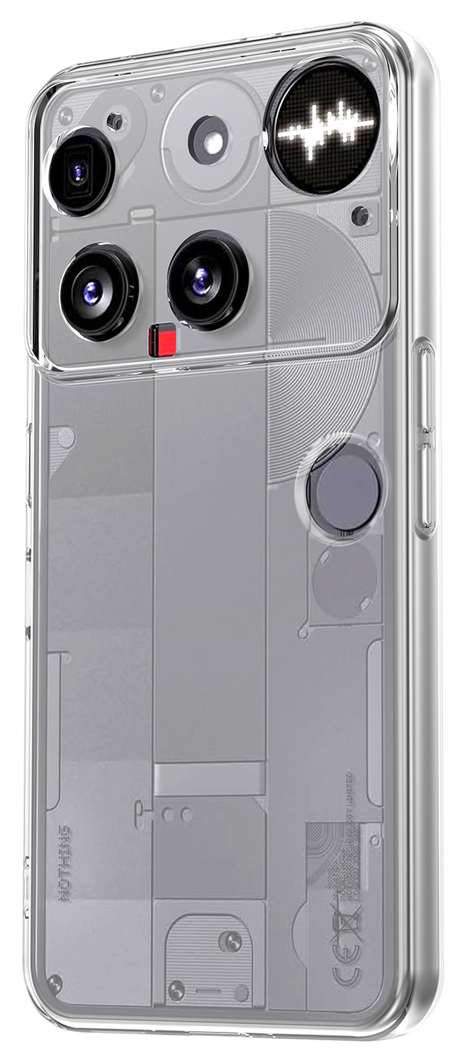 Nothing Phone (3) Hoesje Dun TPU Back Cover Transparant afbeelding 6