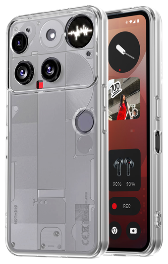 Nothing Phone (3) Hoesje Dun TPU Back Cover Transparant afbeelding 1