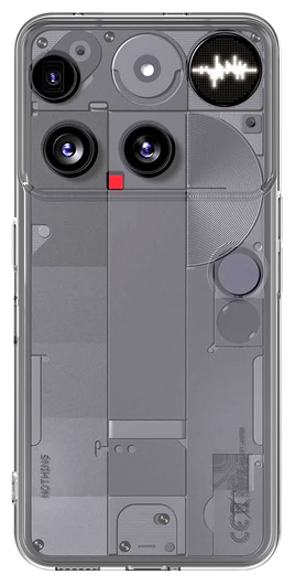 Nothing Phone (3) Hoesje Dun TPU Back Cover Transparant afbeelding 4