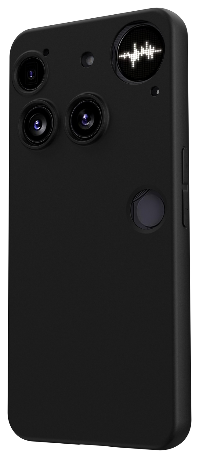 Nothing Phone (3) Hoesje Dun TPU Back Cover Matte Zwart afbeelding 8