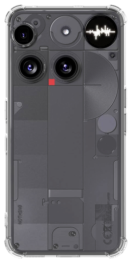 Nothing Phone (3) Hoesje Schokbestendig en Dun TPU Back Cover Transparant afbeelding 4