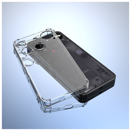 Nothing Phone (3) Hoesje Schokbestendig en Dun TPU Back Cover Transparant afbeelding 5