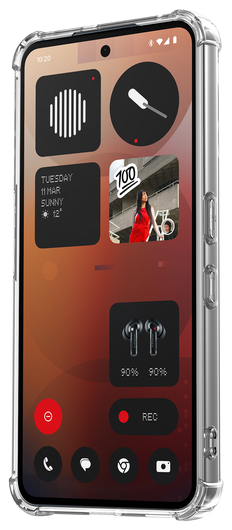 Nothing Phone (3) Hoesje Schokbestendig en Dun TPU Back Cover Transparant afbeelding 6