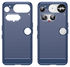Nothing Phone (3) Hoesje Geborsteld TPU Flexibele Back Cover Blauw afbeelding 2
