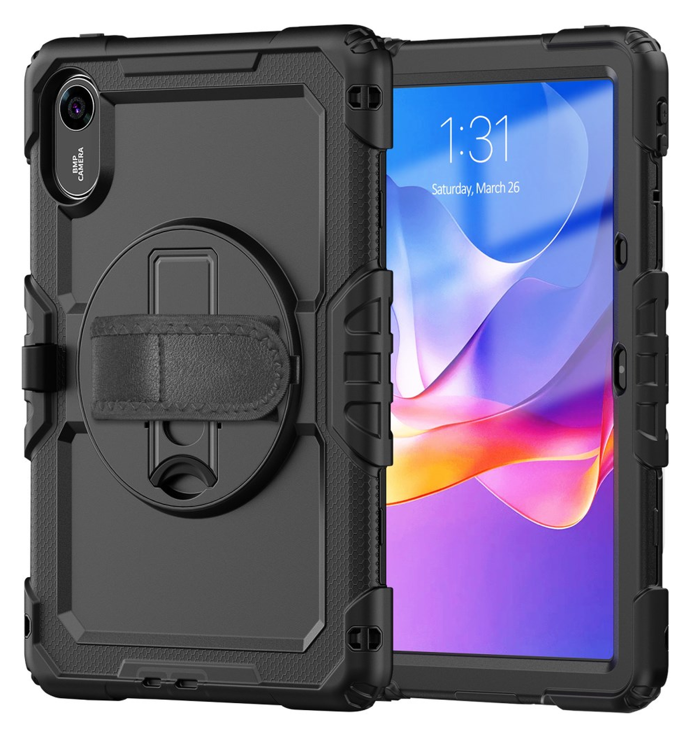 Xiaomi Redmi Pad 2 Hoes met Screen Protector en Handriem Zwart afbeelding 20