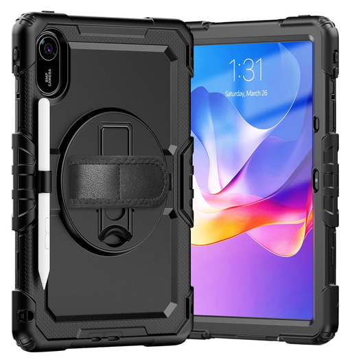 Xiaomi Redmi Pad 2 Hoes met Screen Protector en Handriem Zwart afbeelding 19