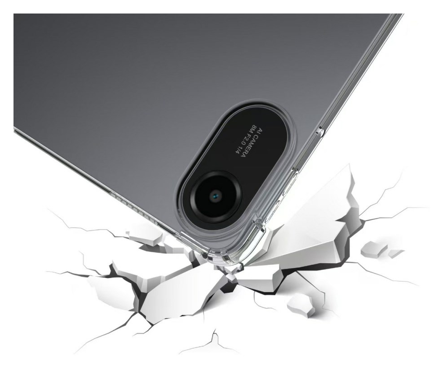 Xiaomi Redmi Pad 2 Hoes Schokbestendige TPU Back Cover Transparant afbeelding 4