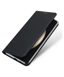 Dux Ducis Skin Pro Samsung Galaxy S25 FE Hoesje Portemonnee Book Case Zwart afbeelding