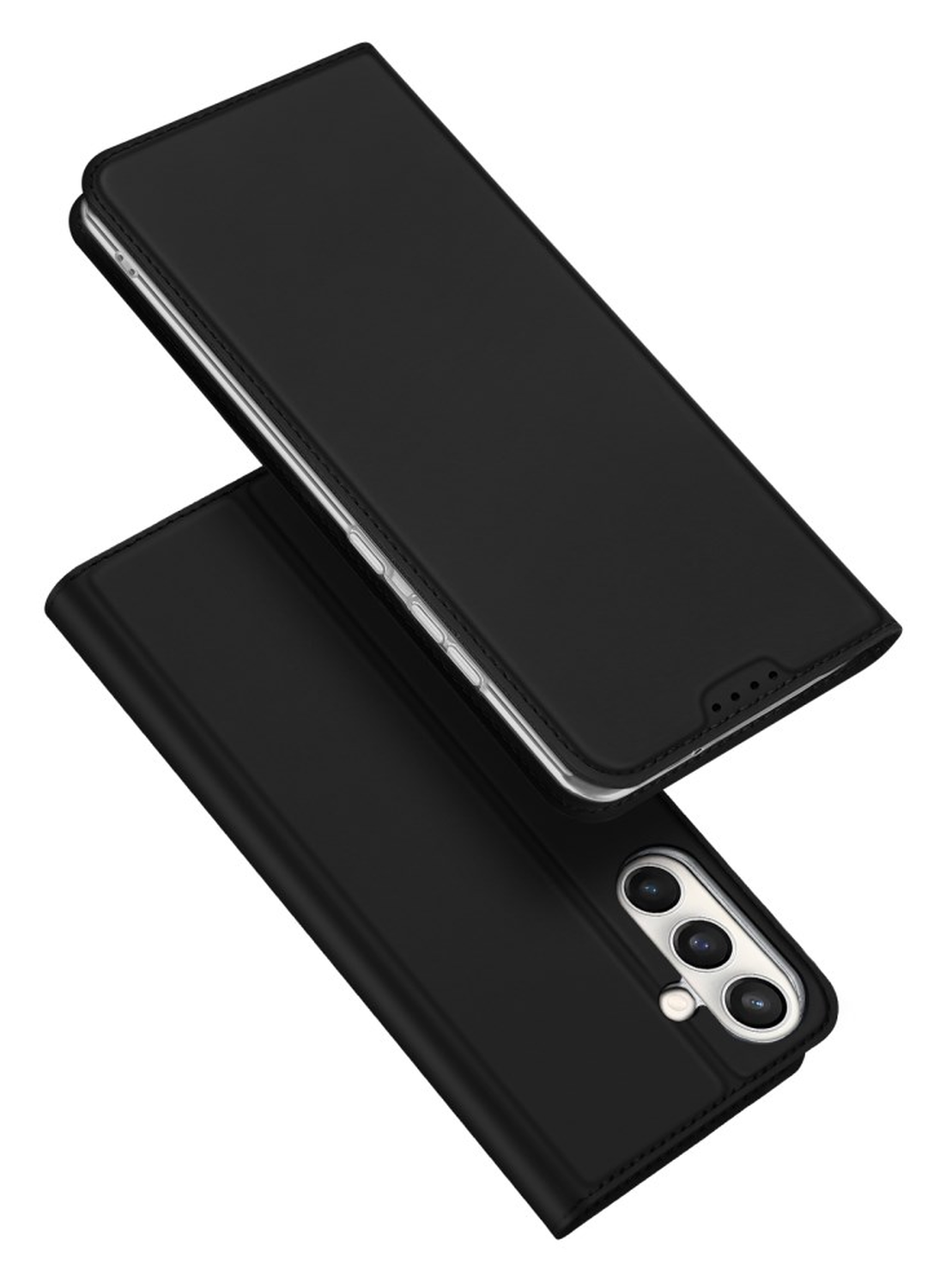 Dux Ducis Skin Pro Samsung Galaxy S25 FE Hoesje Portemonnee Book Case Zwart afbeelding 1