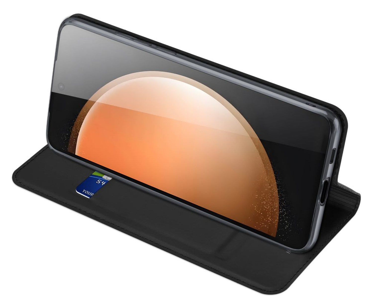 Dux Ducis Skin Pro Samsung Galaxy S25 FE Hoesje Portemonnee Book Case Zwart afbeelding 6