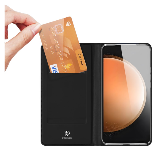 Dux Ducis Skin Pro Samsung Galaxy S25 FE Hoesje Portemonnee Book Case Zwart afbeelding 2