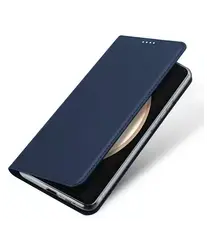 Dux Ducis Skin Pro Samsung Galaxy S25 FE Hoesje Portemonnee Book Case Blauw afbeelding