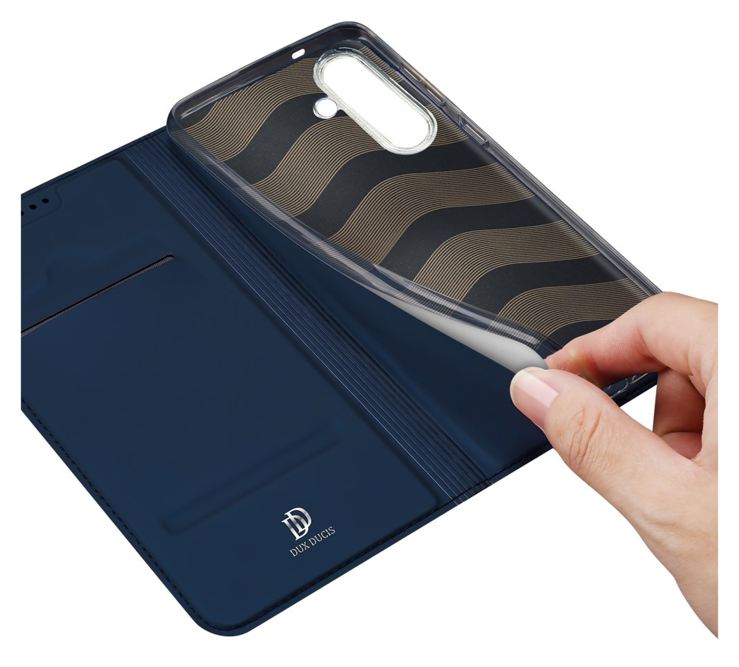 Dux Ducis Skin Pro Samsung Galaxy S25 FE Hoesje Portemonnee Book Case Blauw afbeelding 8