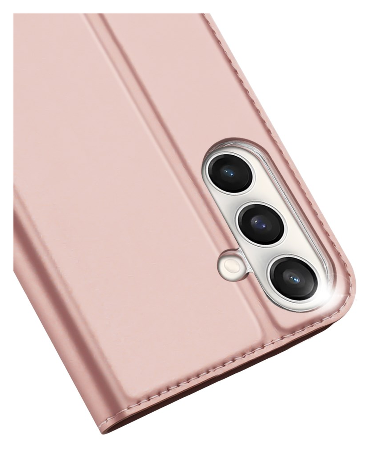 Dux Ducis Skin Pro Samsung Galaxy S25 FE Hoesje Portemonnee Book Case Roze afbeelding 4
