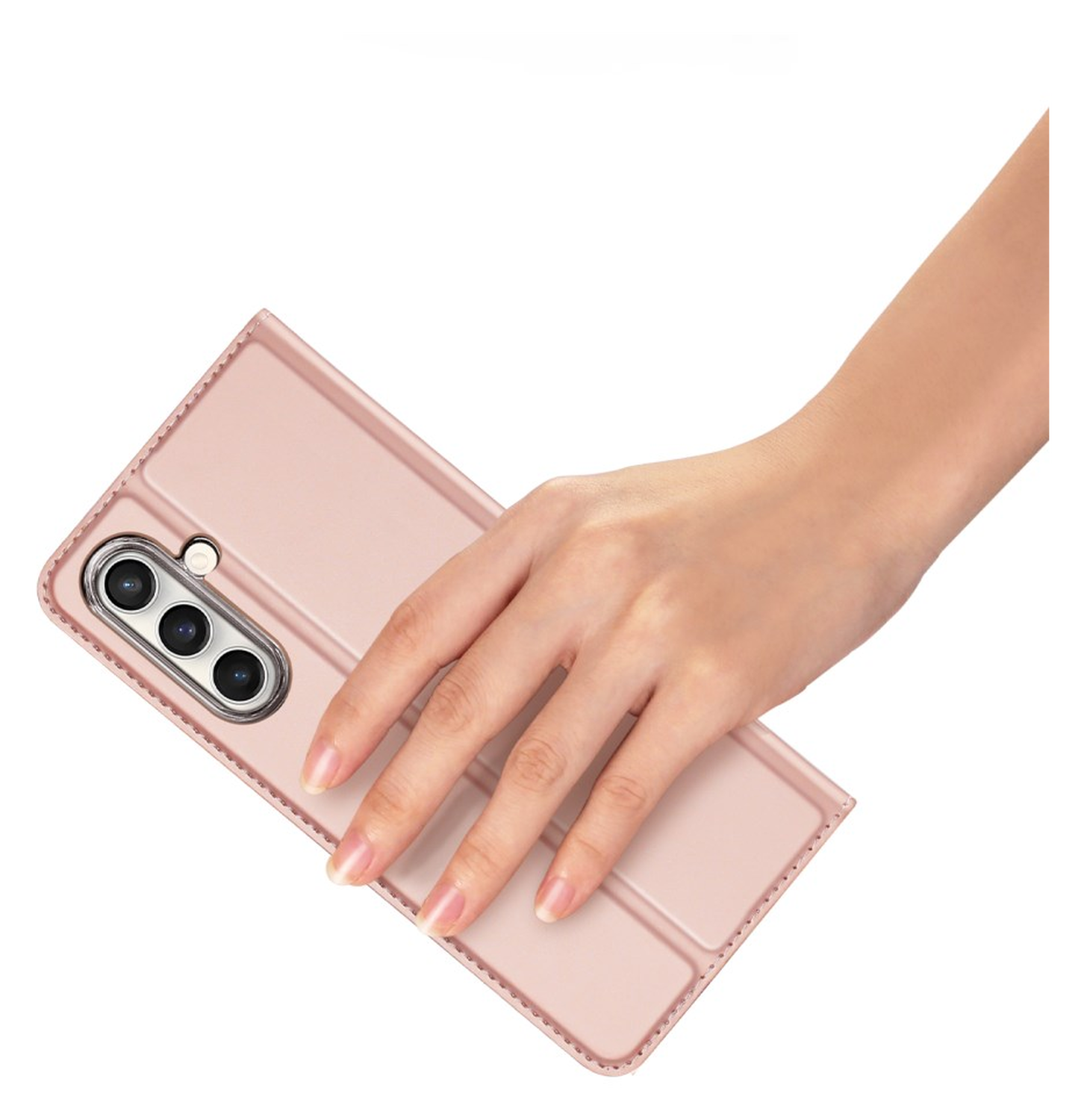 Dux Ducis Skin Pro Samsung Galaxy S25 FE Hoesje Portemonnee Book Case Roze afbeelding 7
