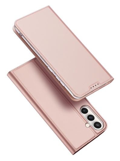 Dux Ducis Skin Pro Samsung Galaxy S25 FE Hoesje Portemonnee Book Case Roze afbeelding 1