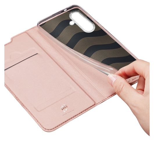 Dux Ducis Skin Pro Samsung Galaxy S25 FE Hoesje Portemonnee Book Case Roze afbeelding 8