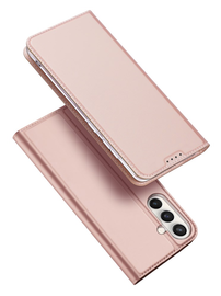 Dux Ducis Skin Pro Samsung Galaxy S25 FE Hoesje Portemonnee Book Case Roze
