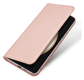 Dux Ducis Skin Pro Samsung Galaxy S25 FE Hoesje Portemonnee Book Case Roze