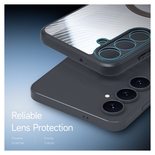 Dux Ducis Aimo Samsung Galaxy S25 FE Hoesje MagSafe Back Cover Zwart afbeelding 6