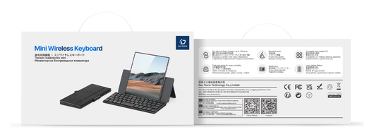Dux Ducis OK Mini Draadloos Bluetooth Toetsenbord Compact Zwart afbeelding 11