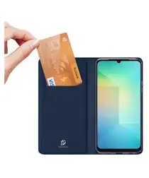 Dux Ducis Skin Pro Samsung Galaxy A07 Hoesje Portemonnee Book Case Blauw afbeelding