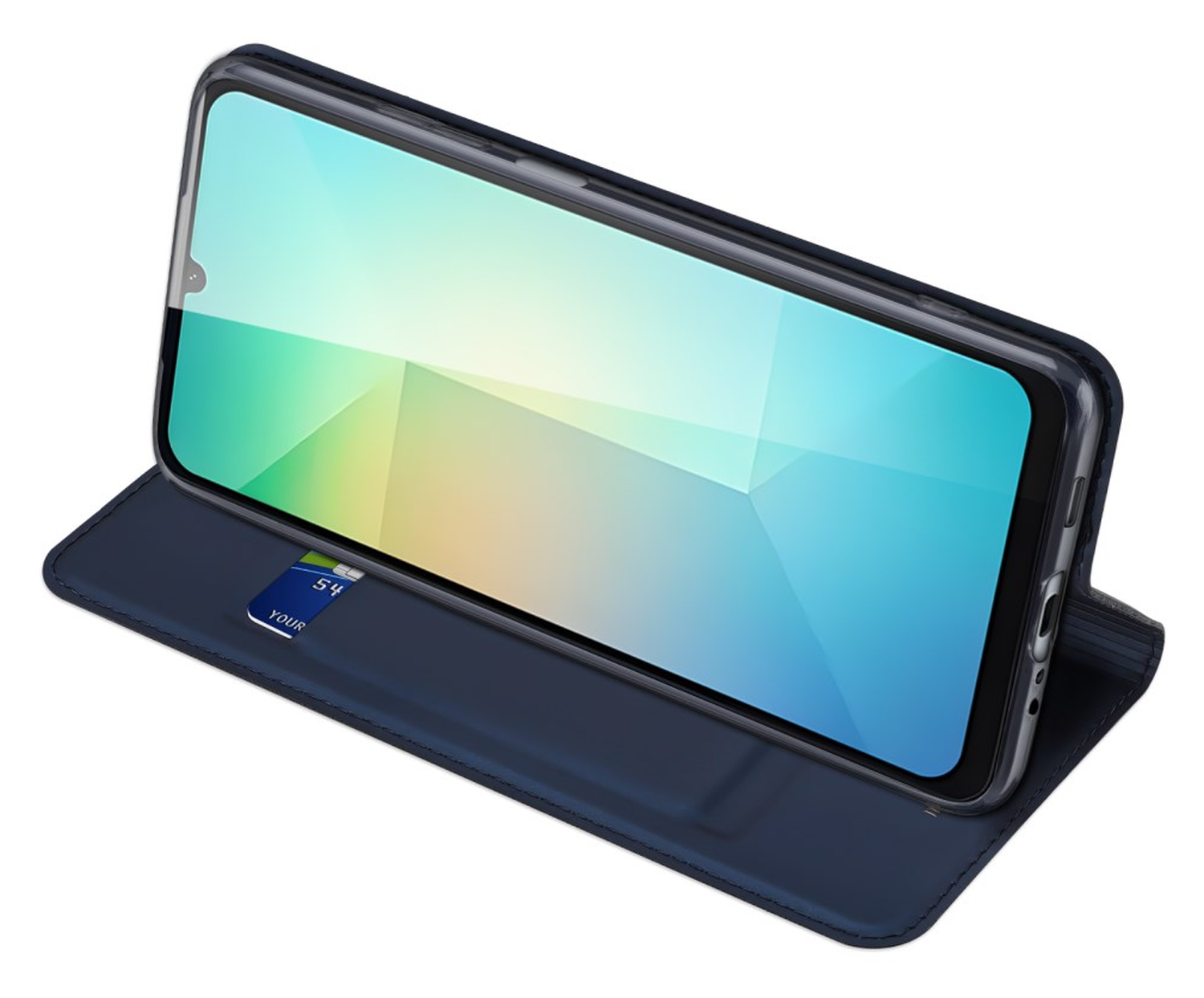 Dux Ducis Skin Pro Samsung Galaxy A07 Hoesje Portemonnee Book Case Blauw afbeelding 6