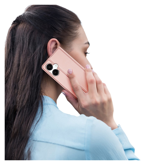 Dux Ducis Skin Pro Samsung Galaxy A07 Hoesje Portemonnee Book Case Roze afbeelding 9