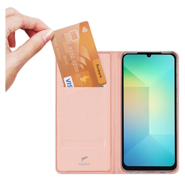 Dux Ducis Skin Pro Samsung Galaxy A07 Hoesje Portemonnee Book Case Roze afbeelding