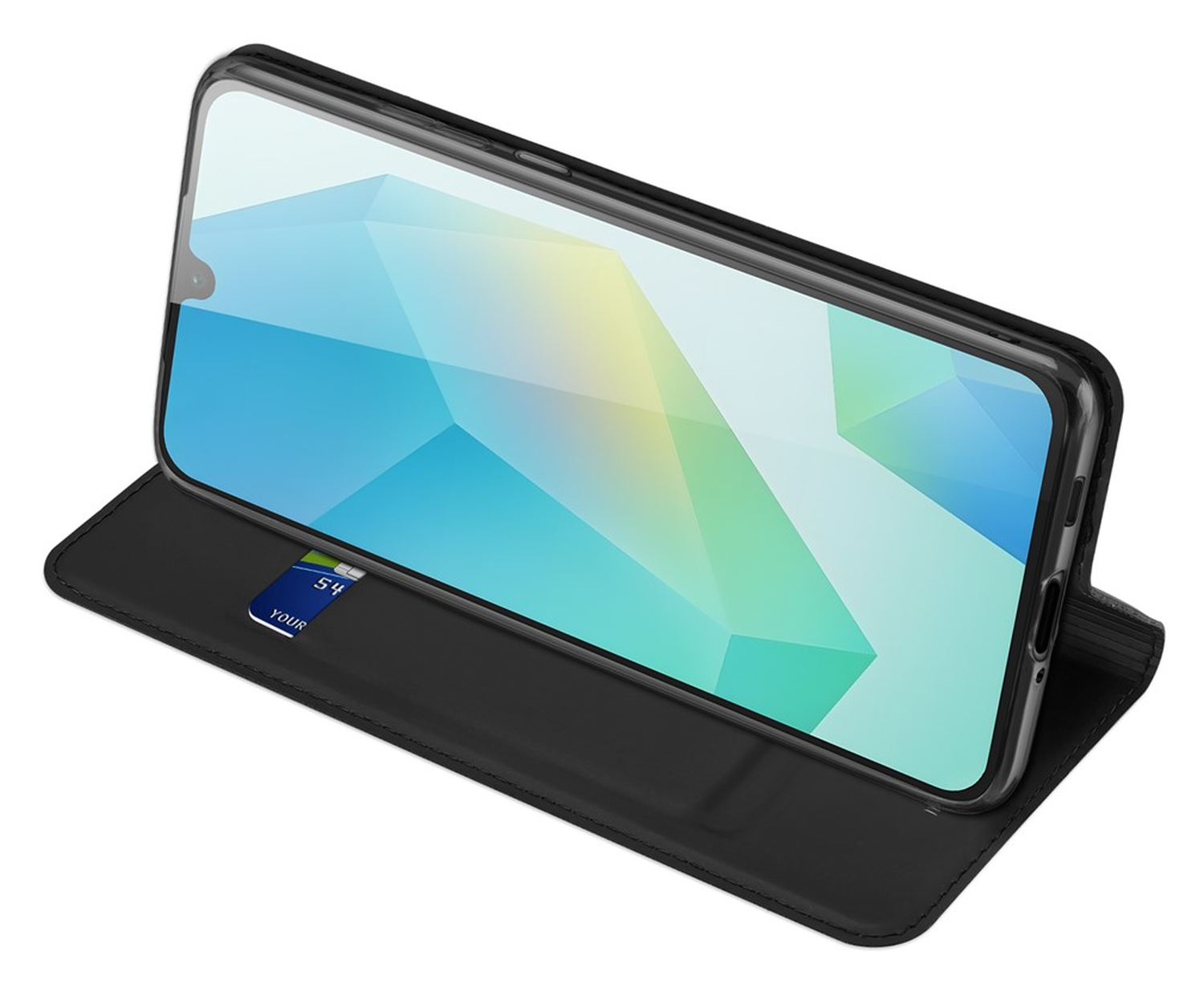 Dux Ducis Skin Pro Samsung Galaxy A17 Hoesje Portemonnee Book Case Zwart afbeelding 5
