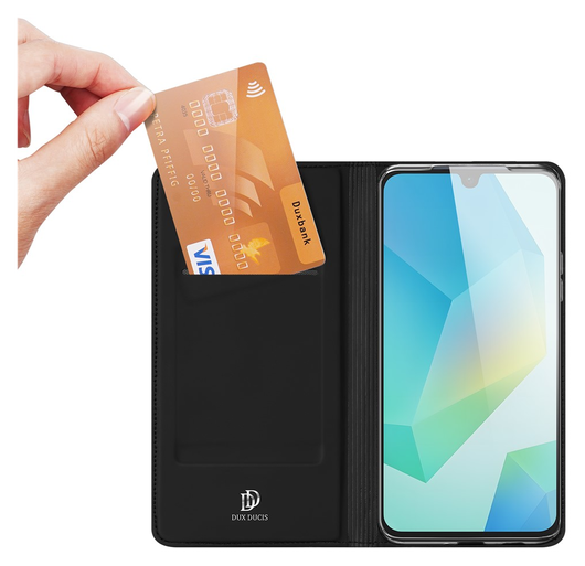Dux Ducis Skin Pro Samsung Galaxy A17 Hoesje Portemonnee Book Case Zwart afbeelding 2