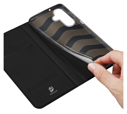 Dux Ducis Skin Pro Samsung Galaxy A17 Hoesje Portemonnee Book Case Zwart afbeelding 7