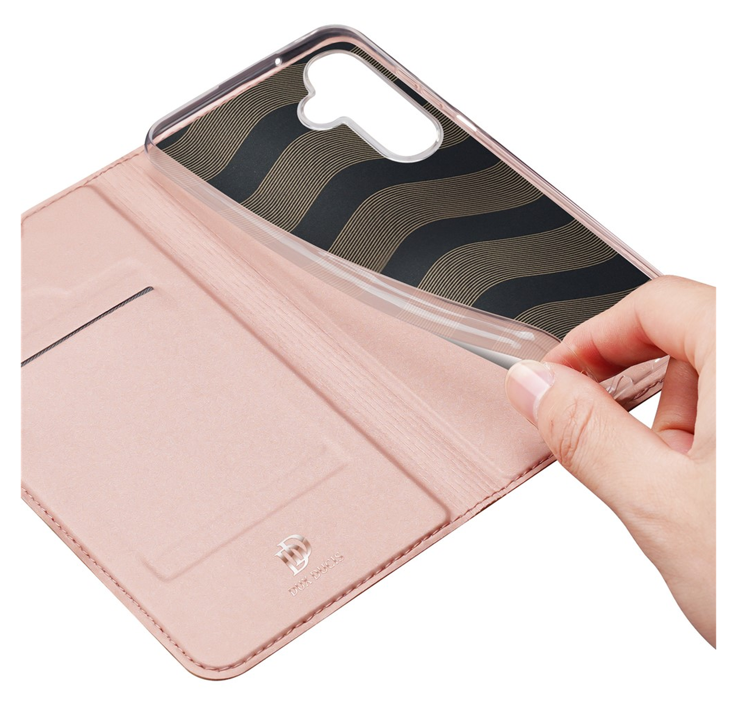 Dux Ducis Skin Pro Samsung Galaxy A17 Hoesje Portemonnee Book Case Roze afbeelding 6